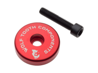 Wolf Tooth Ultralight Vorbau Cap mit Spacer 5mm rot