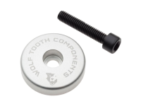 Ultralight Vorbau Cap mit Spacer 5mm silber